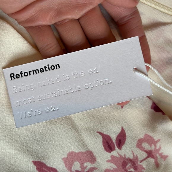 NWT Reformation Ferris Floral Mini Dress Sz 0 - Picture 4 of 8